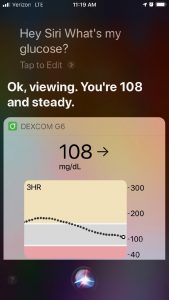 Hey Siri What's My Glucose?