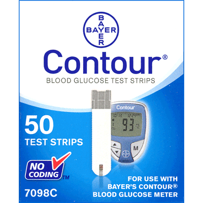 Bayer Contour Test Strip Box